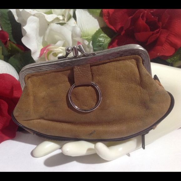 VTG Paris France Leather Souvenir Coin Purse - Picture 3 of 16